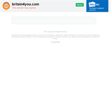 Tablet Screenshot of britain4you.com